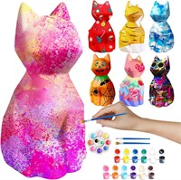 Paint-Your-Own Cat Lamp Art Kit
