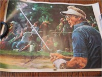 Arnold Palmer Poster Autographed