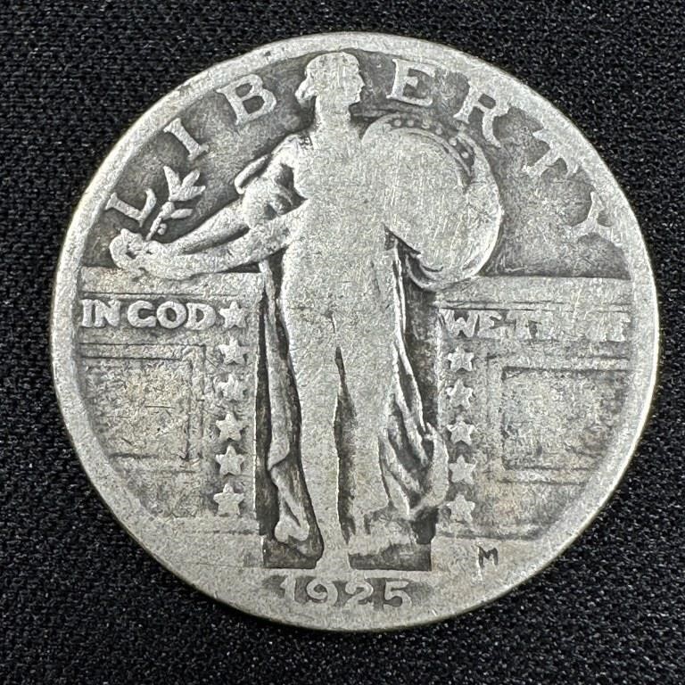 1925 Standing Liberty Silver Quarter