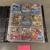 Modern Pokemon card binder, mega cards