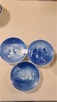 Royal Copenhagen Collective Plates Lot of 3