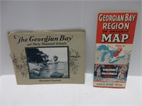 1962 GEORGIAN BAY MAP, SOUVENIER BOOKLET