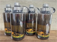 4 orange mountain 32 oz water bottles