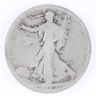 1919 US WALKING LIBERTY SILVER HALF DOLLAR