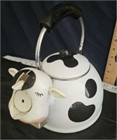 adorable cow teapot