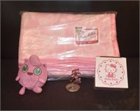 Pink Blanket, Hello Kitty , Note  Holder