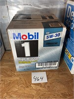 6 qrt case of Mobil 1 high mileage motor oil