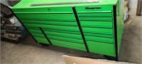 6' LIME GREEN SNAP ON TOOLBOX