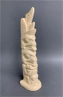 Porcelain Detailed Totem Pole 7 1/2"
