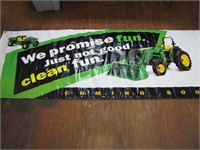 John Deere Tractor Field Day Advertising Banner