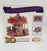 New sealed Vintage 3D CAROUSEL puzzle CEACO