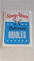 1974 Topps Baseball Stamp Album EX Baltimore