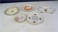 Patterned China Plates