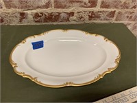 Gold/white Serving Platter