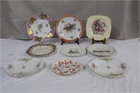 Collection of plates including Royal Albert,