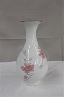 Royal Dux vase, hand painted, 11.5"H