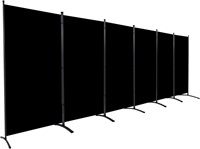 6FT Black Privacy Screens  6 Panel Divider