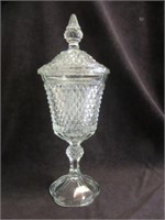 VINTAGE COVERED CANDY DISH 16"T