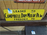 Campbell Dry Mix of PA Sign - Fredonia, PA