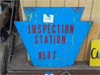 Inspection Station Sign
