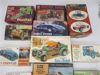 LARGE LOT OF 10+ EARLY MODEL CARS ALL W/BOXES