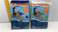 2 NEW SWIMWAYS NOODLE SLINGS-BLUE & LIME