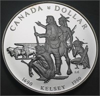 Canada Dollar 1990 Kelsey Tricentennial Proof