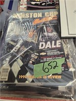 Nascar magazines newspapers as shown