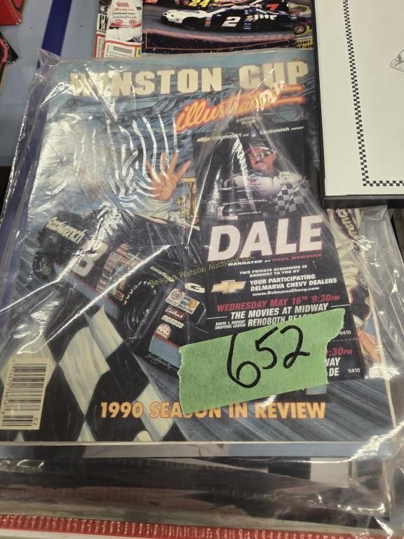 Nascar magazines newspapers as shown