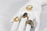 Lot of Vintage Costume Rings - Sarah Coventry etc.