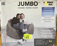 jumbo lounger 4ft by 4ft by 2ft in box