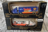 (2) 1:87 Die Cast Semi Haulers