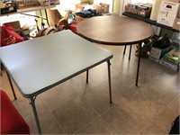 Pair of Card tables