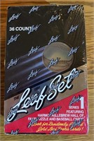1991 Leaf Sealed Baseball Card Box