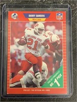1989 Proset Barry Sanders Rookie Card