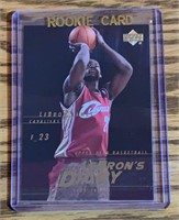 2003 Upper Deck " Diary “ LeBron James Card