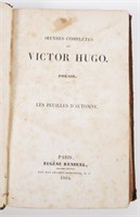 ANTIQUE BOOK VICTOR HUGO 1834