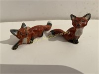 Miniature Red Fox Pair