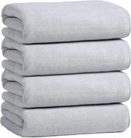 MYFYL Premium Bath Towel Set, Light Grey