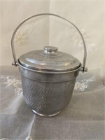 Hammered Tin Ice Bucket Made in Italy