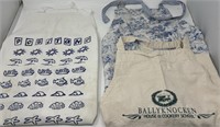 Adult Aprons Blue & White