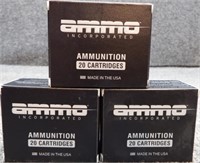 (60) Rounds .40 S&W Ammo Inc. Ammunition