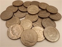 (21) Eisenhower  / Ike Dollars - Coins