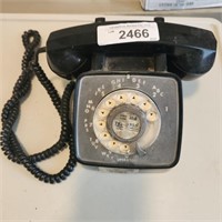 Vintage Electric Black Rotary Dial Telephone- Not