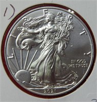 2021 American Eagle T1 1 Ounce Silver
