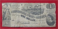 1862 $1 CSA Note