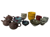 Chinese Teapots, Teacups, etc