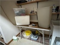 Utility Room Shelving Contents
