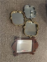Small decorative mirrors