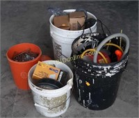 Buckets of Nails, Fasteners, & More